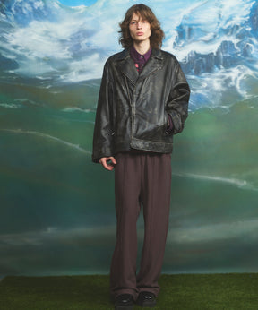 【26AW PRE-ORDER】ヘビーウェイトスウェットプライムワイドピンタックイージーパンツ