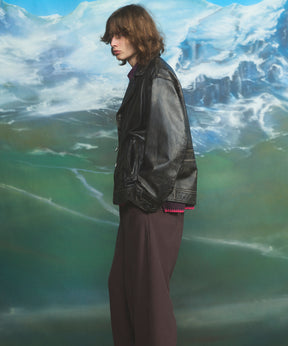 Sheep Leather Tailored Double Rider Jacket