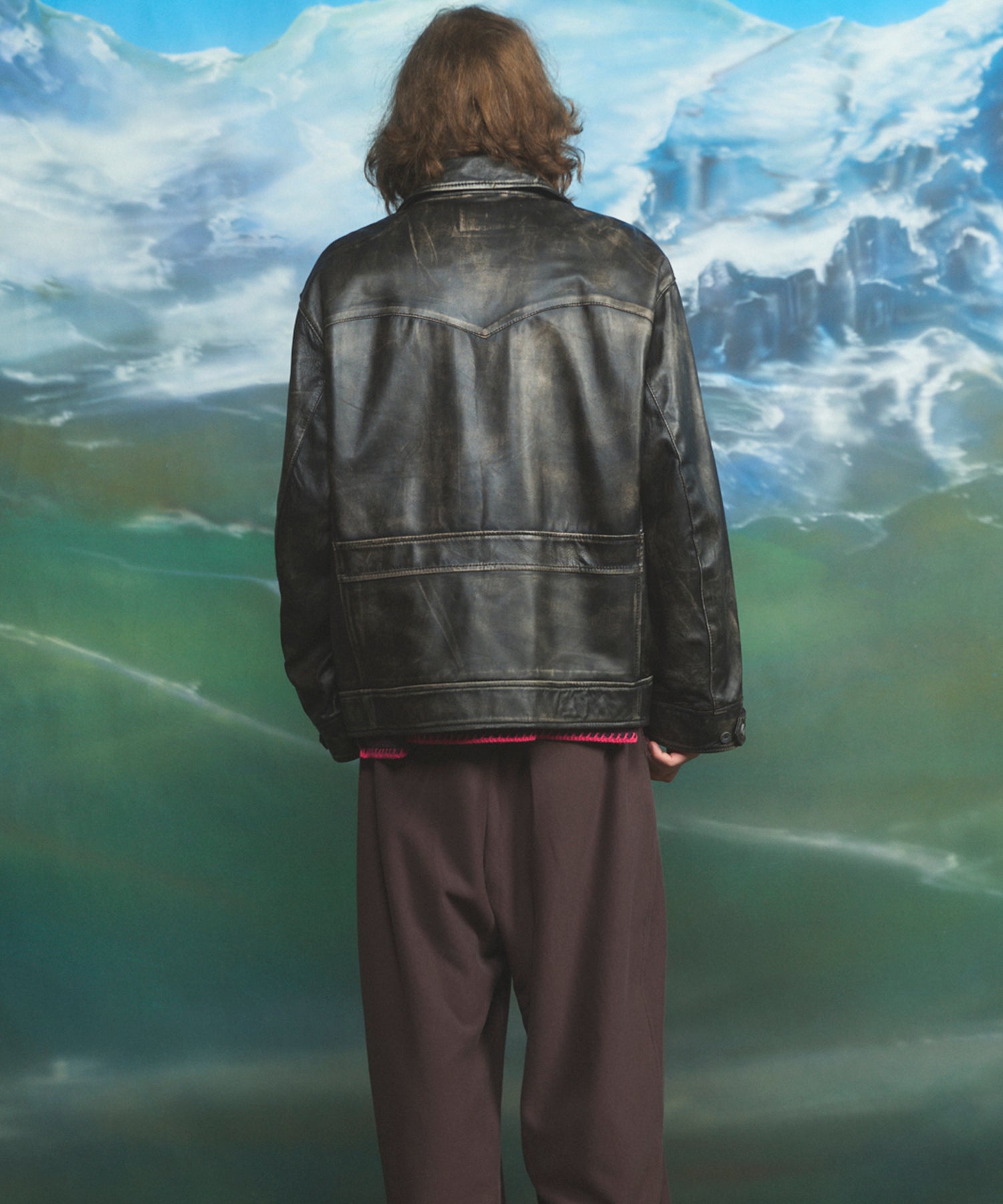 Sheep Leather Tailored Double Rider Jacket