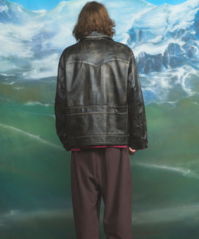 Sheep Leather Tailored Double Rider Jacket