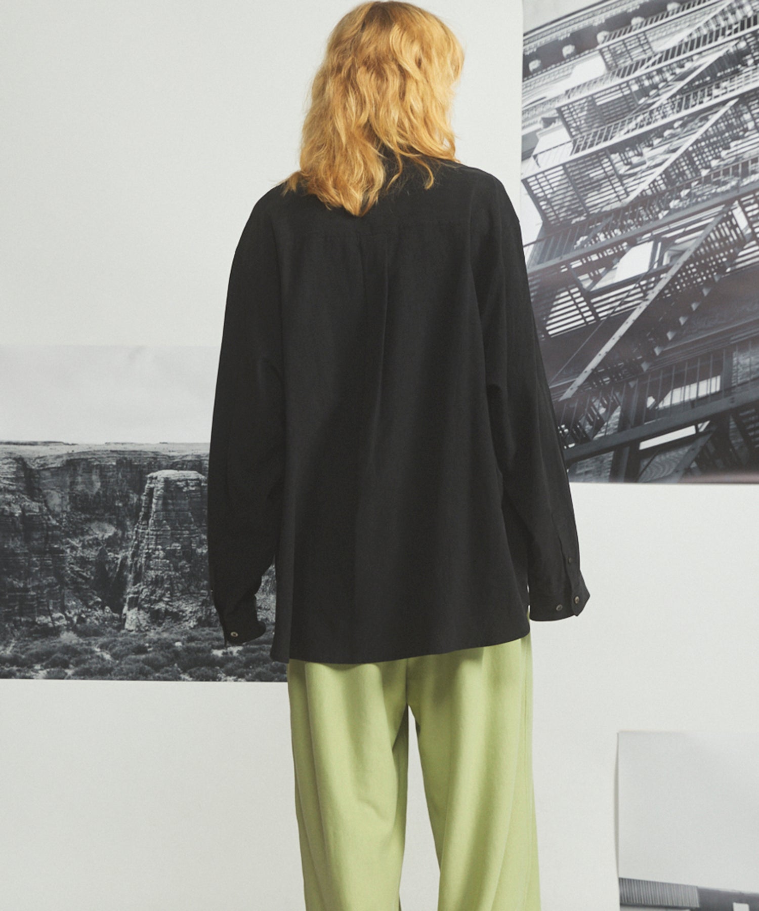 [26SS PRE-ORDER] Airy Striped Gabardine Prime-Over Short-sleeved Shirt