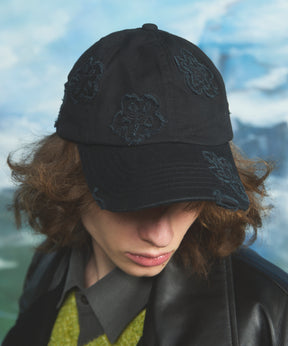 [PRE-ORDER] Motif Damaged Flower Pattern 6P Cap