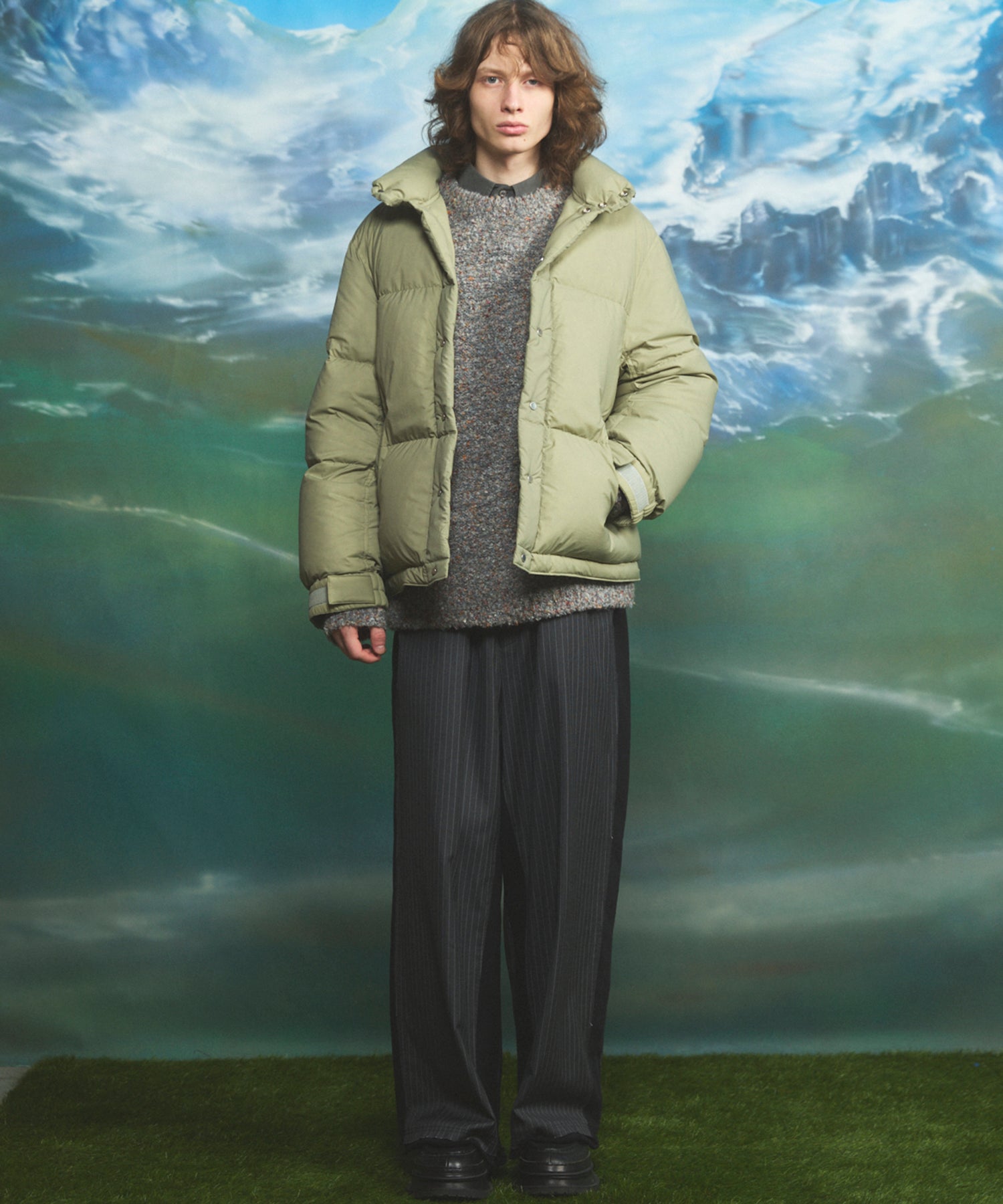 【26AW PRE-ORDER】부처 패브릭 프라임 와이드 원탁스 럭스