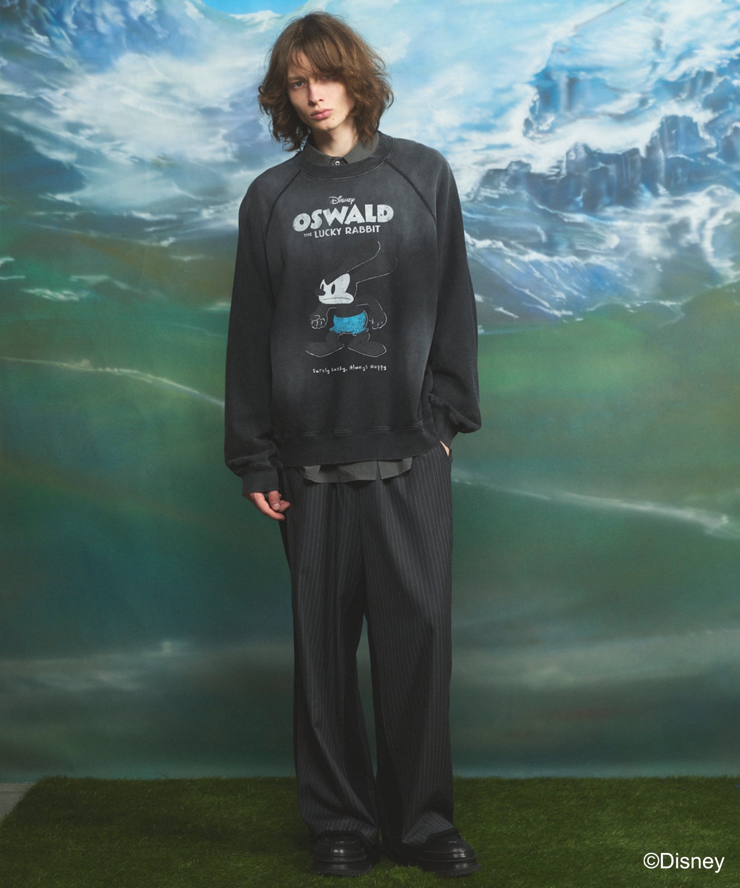 【26AW PRE-ORDER】「OSWALD」プライムオーバークルーネックスウェット