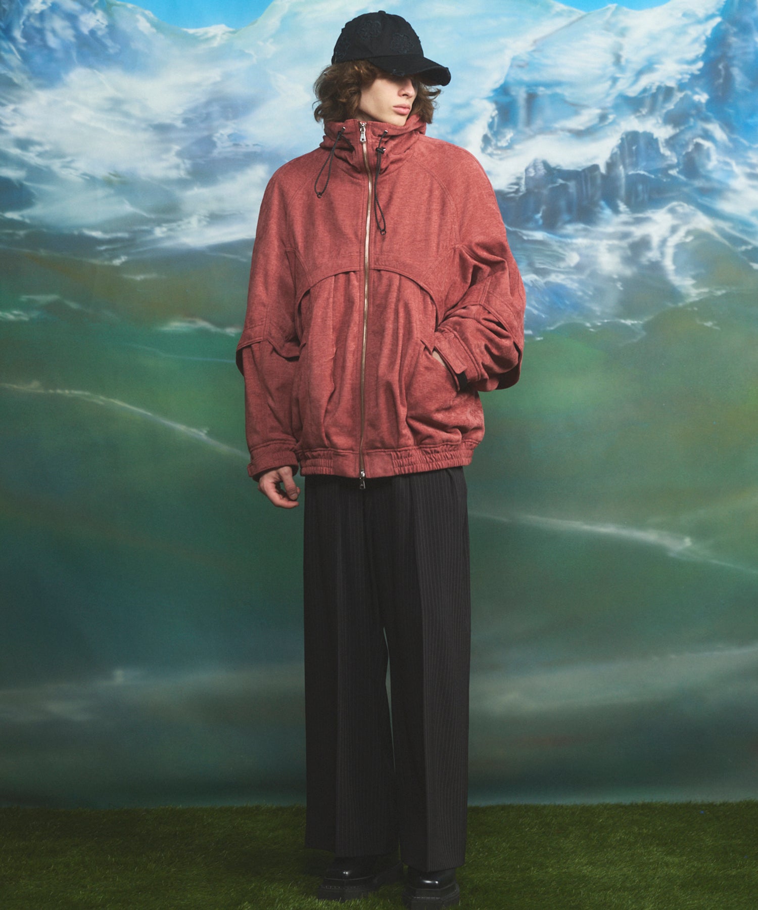 【26AW PRE-ORDER】코듀로이 도킹 프라임 오버레이 링 트래커 재킷