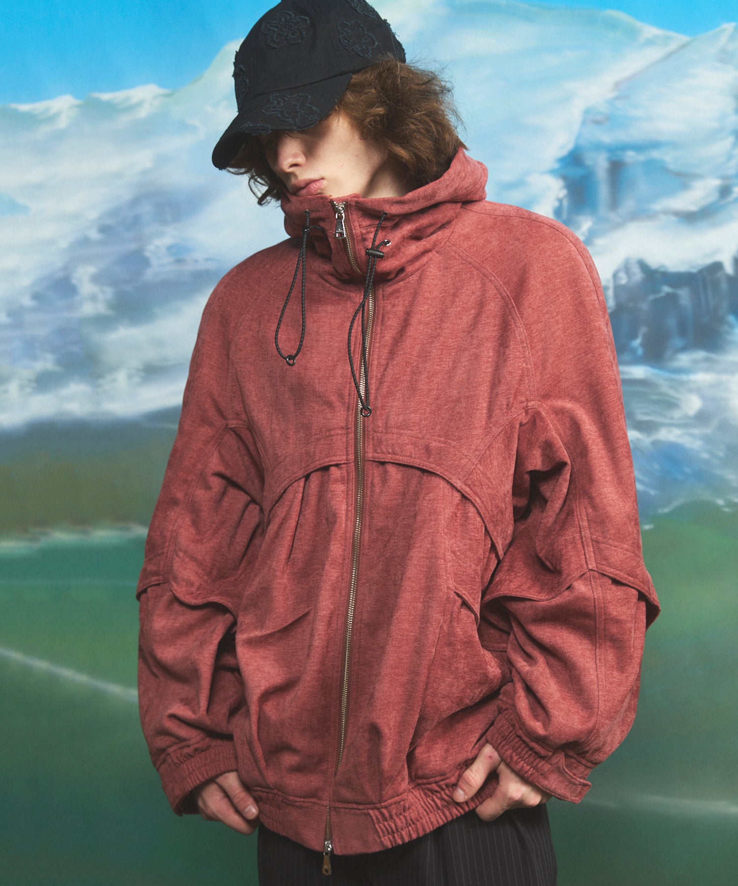 【26AW PRE-ORDER】코듀로이 도킹 프라임 오버레이 링 트래커 재킷