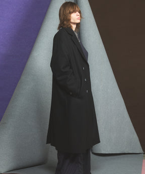 [26AW PRE-ORDER] [Italian dead stock fabric] Prime over regular collar shirt coat