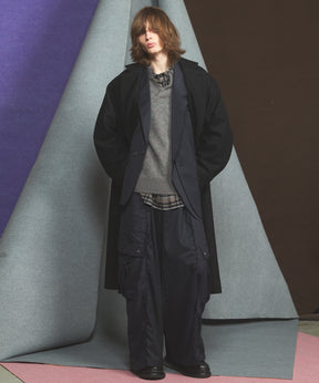 [26AW PRE-ORDER] [Italian dead stock fabric] Prime over regular collar shirt coat