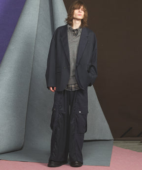 [26AW PRE-ORDER] [Italian dead stock fabric] Prime over regular collar shirt coat