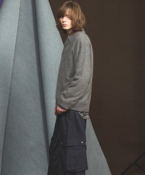 [26SS PRE-ORDER] Airy Striped Gabardine Prime-Over Short-sleeved Shirt