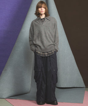 [26AW PRE-ORDER] [Italian dead stock fabric] Prime over regular collar shirt coat