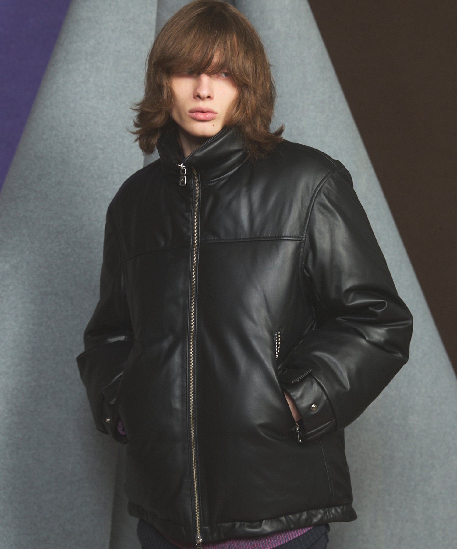 Sheep Leather Down Jacket