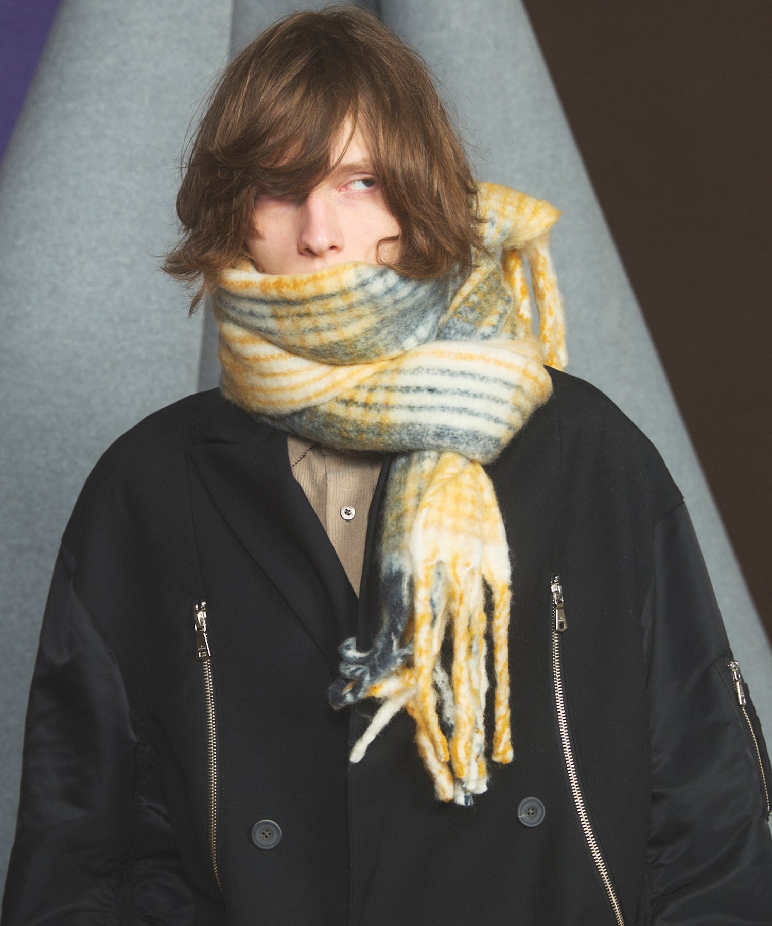 【26AW PRE-ORDER】ウーリッシュボリュームマフラー