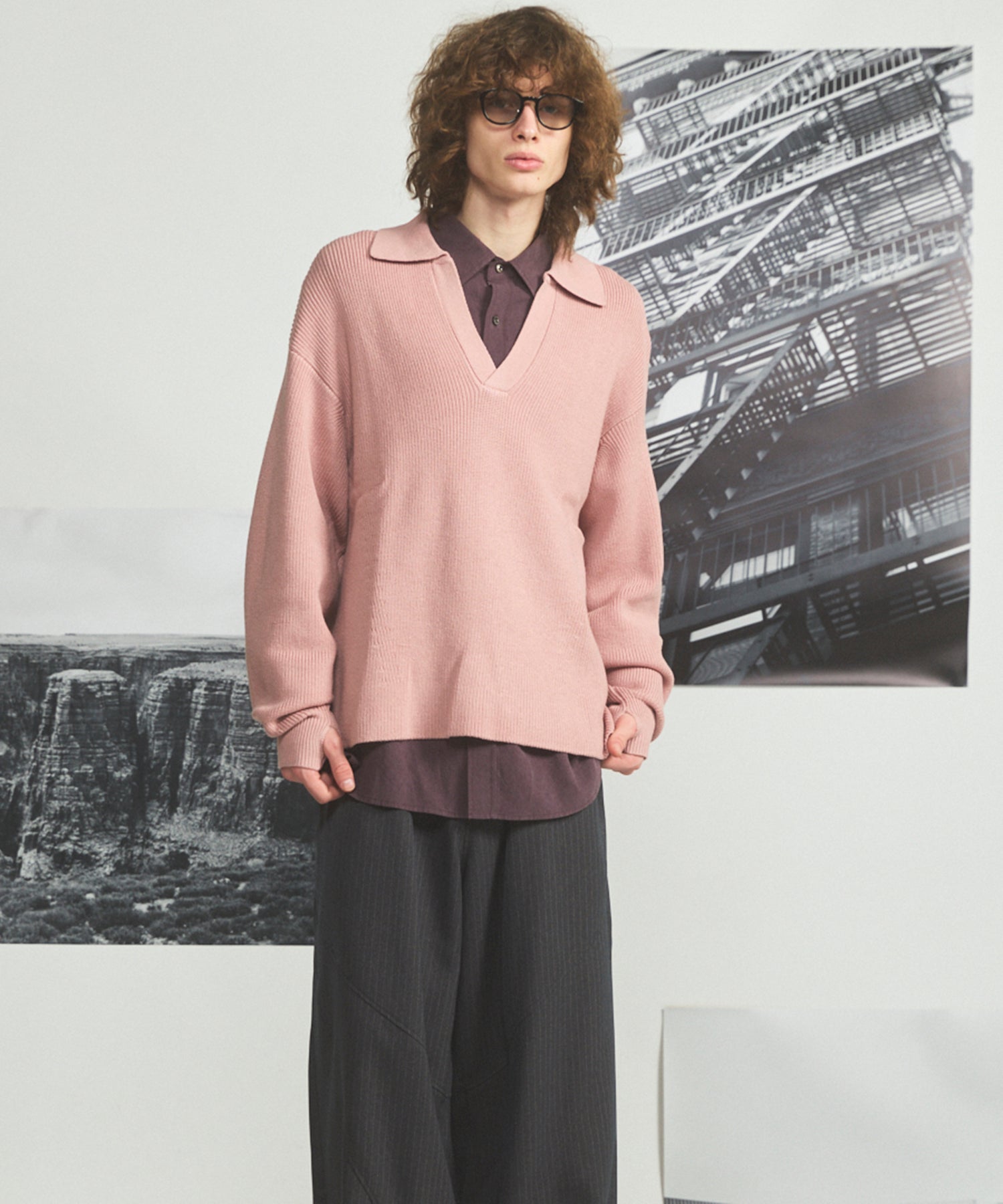 C/A Prime-Over Skipper Knit