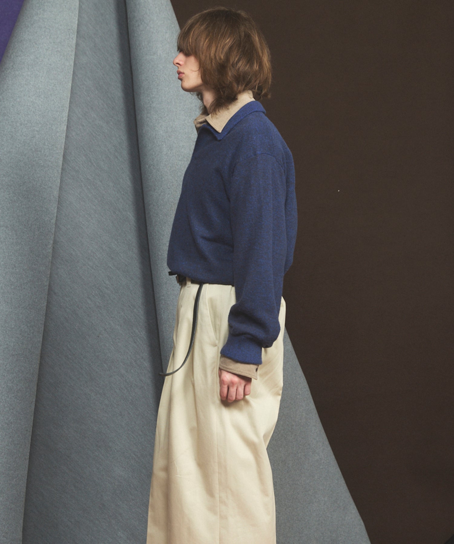 【26SS PRE-ORDER】Airy Striped Gabardine Prime-Over Short-sleeved Shirt