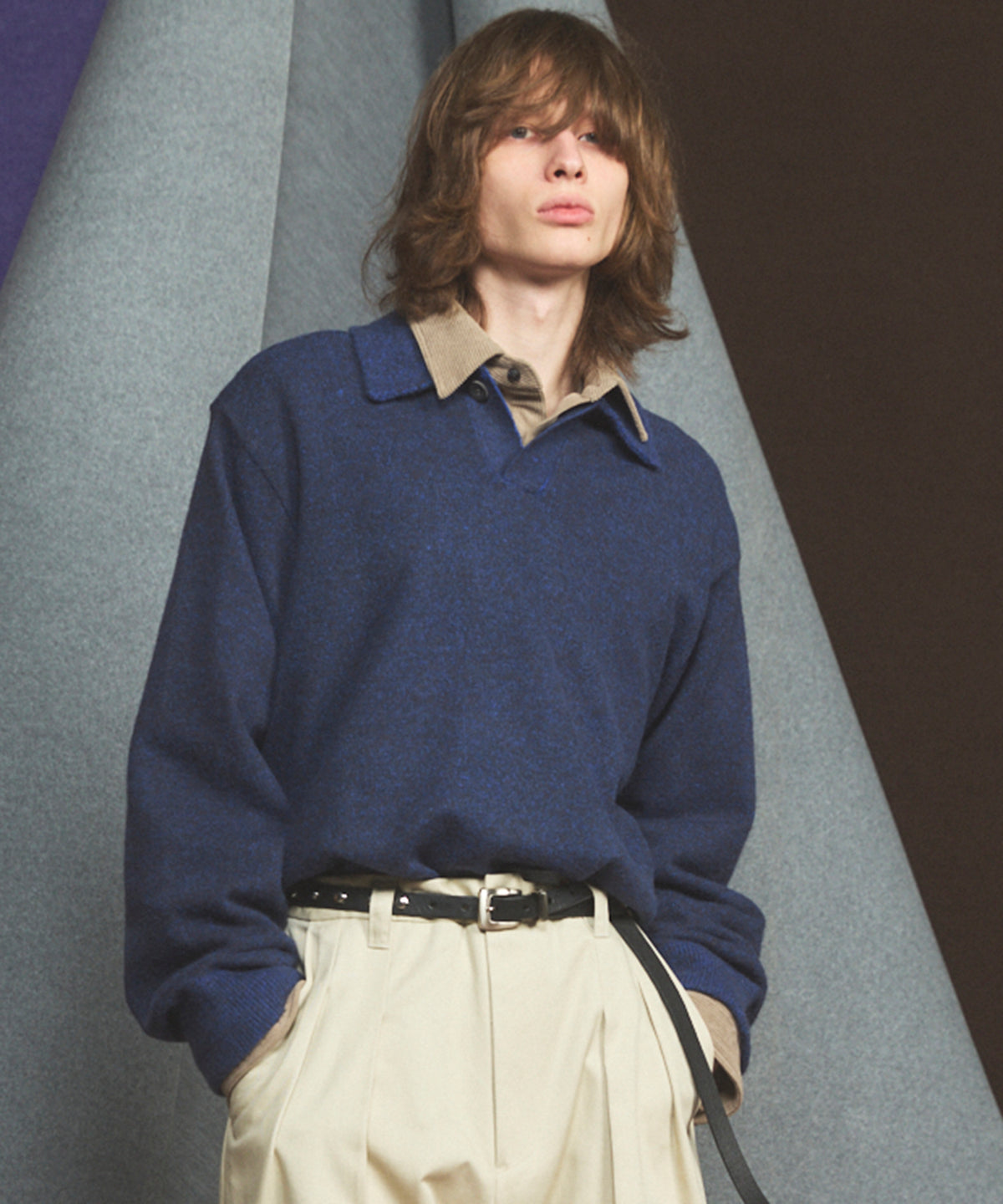 【26SS PRE-ORDER】Airy Striped Gabardine Prime-Over Short-sleeved Shirt