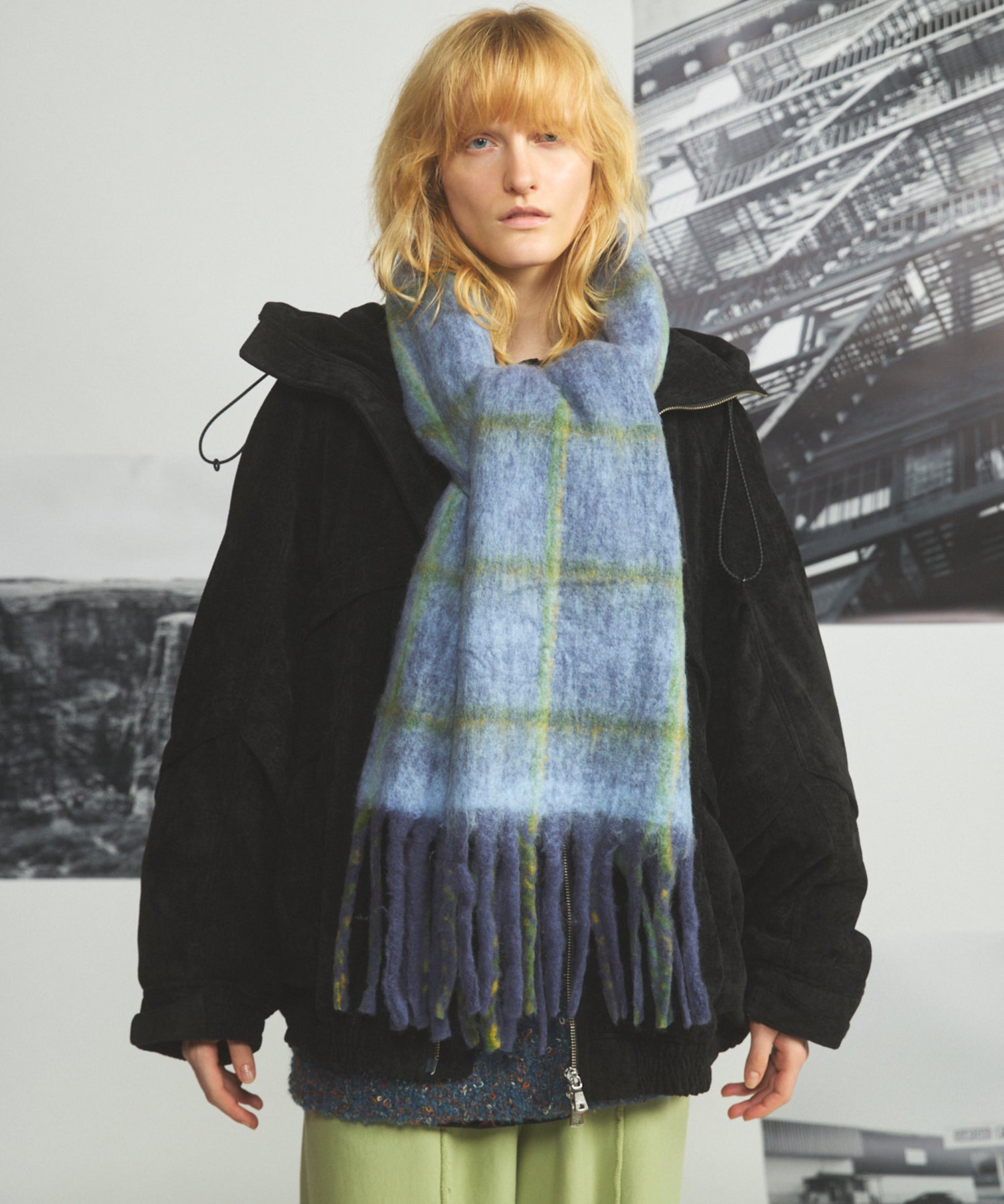【26AW PRE-ORDER】ウーリッシュボリュームマフラー