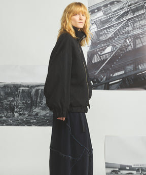 【26AW PRE-ORDER】Curve Switching Prime-Over Stand Collar Blouson