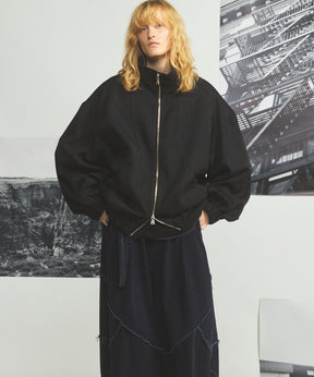【26AW PRE-ORDER】Curve Switching Prime-Over Stand Collar Blouson