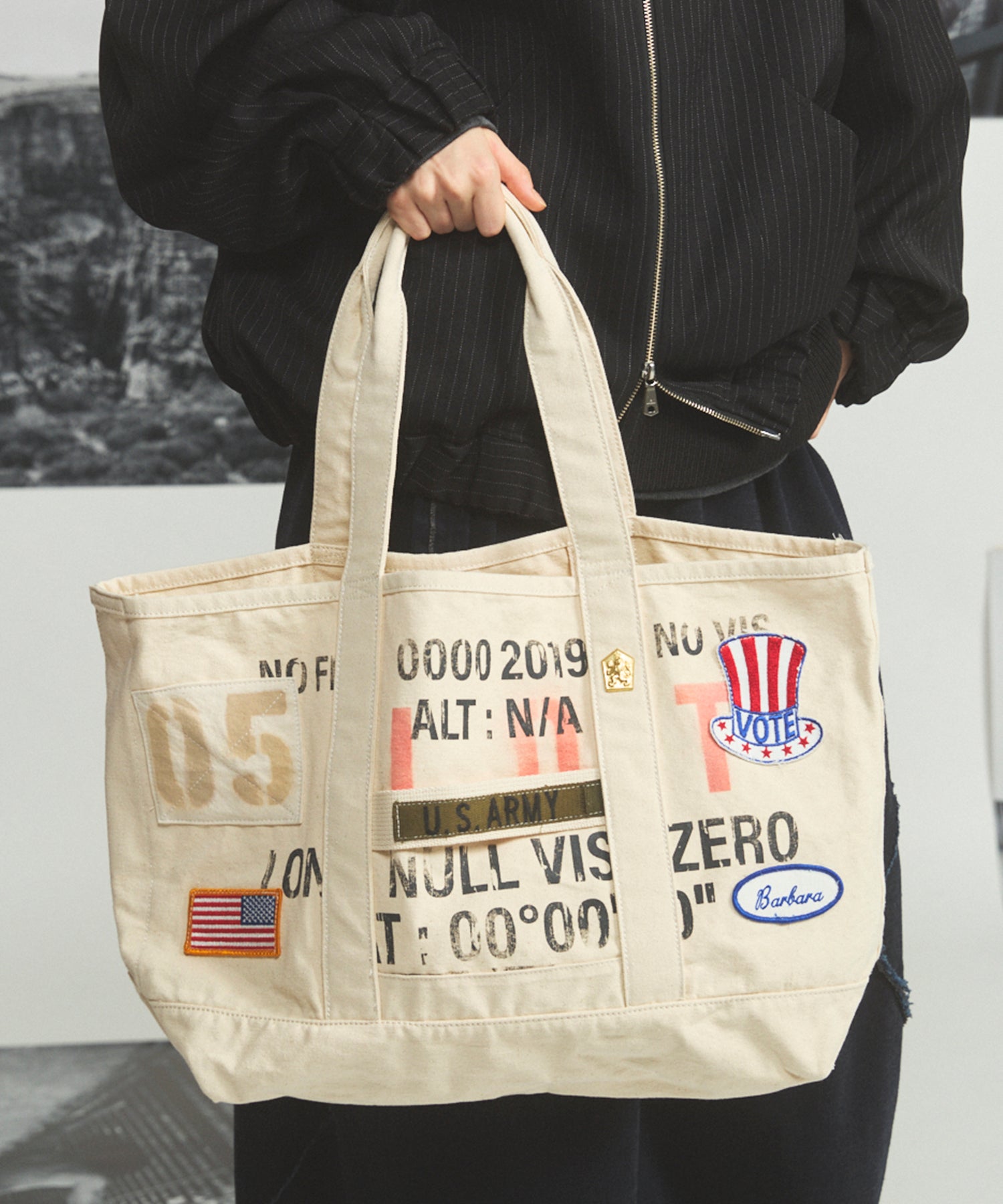 Assorted Design Canvas Tote Bag