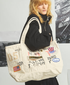 Assorted Design Canvas Tote Bag