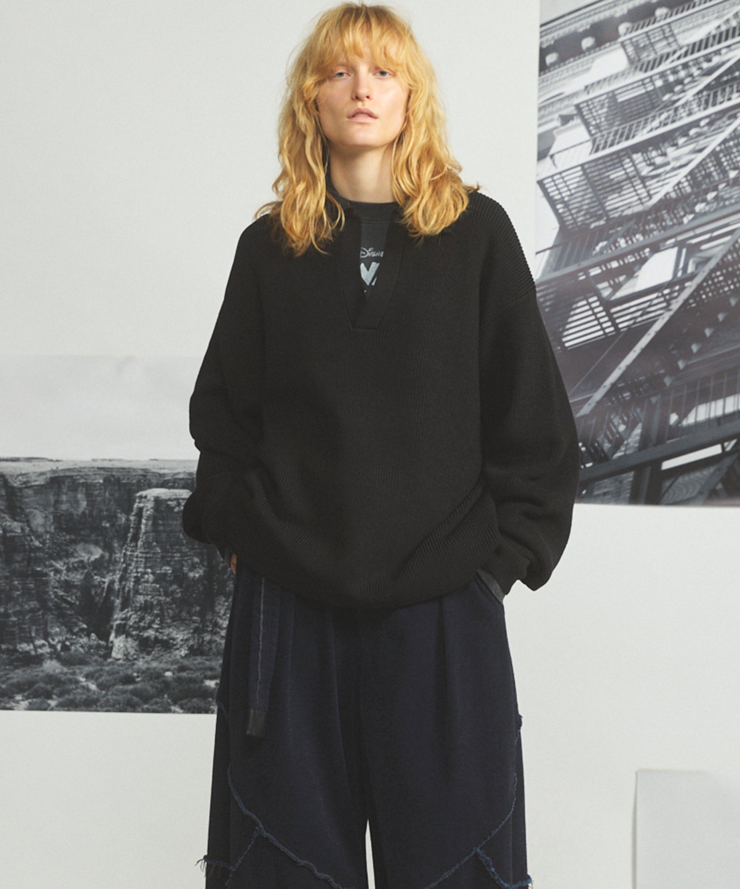 C/A Prime-Over Skipper Knit