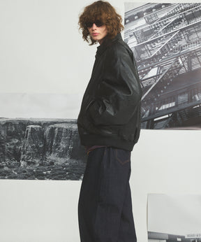 Different Materials Layering Prime-Over Trucker Jacket