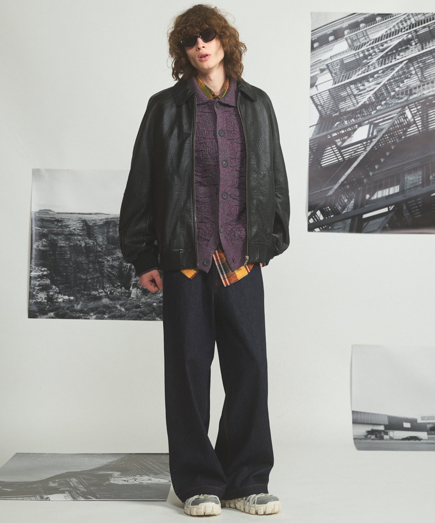 [26AW PRE-ORDER] [Italian dead stock fabric] Prime over regular collar shirt coat