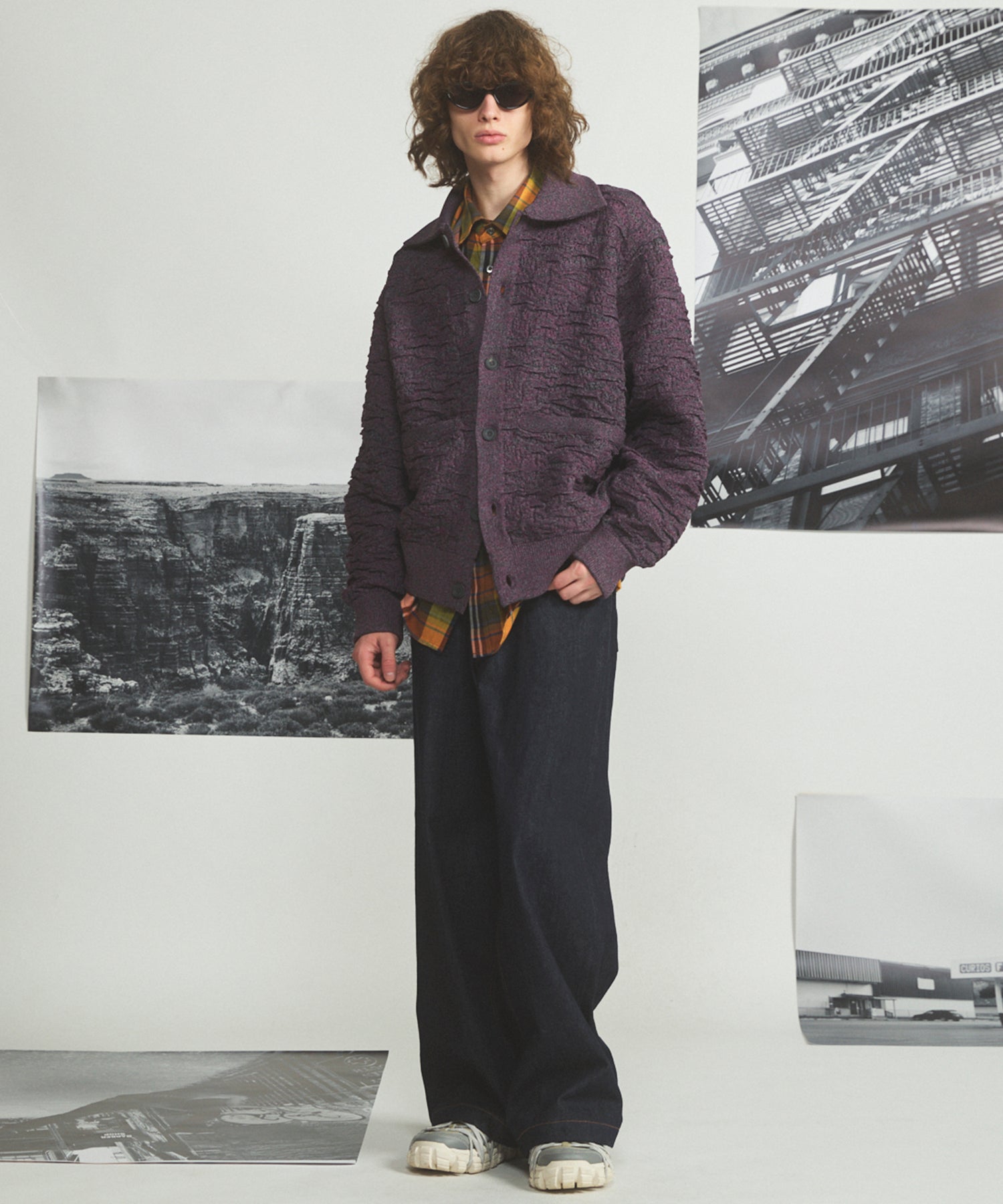 【26SS PRE-ORDER】Airy Striped Gabardine Prime-Over Short-sleeved Shirt