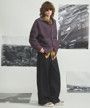[26AW PRE-ORDER] [Italian dead stock fabric] Prime over regular collar shirt coat
