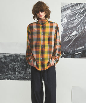 [26AW PRE-ORDER] [Italian dead stock fabric] Prime over regular collar shirt coat