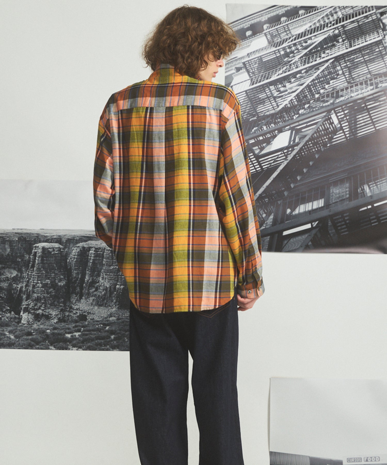 [26AW PRE-ORDER] [Italian dead stock fabric] Prime over regular collar shirt coat