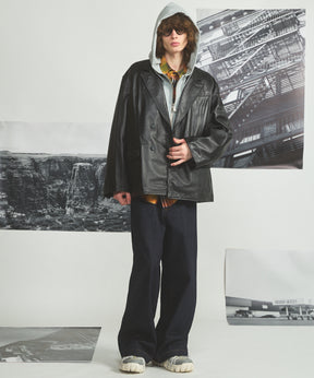 [26AW PRE-ORDER] [Italian dead stock fabric] Prime over regular collar shirt coat