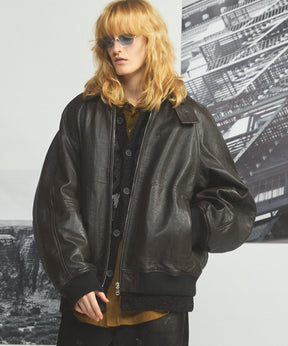 Different Materials Layering Prime-Over Trucker Jacket