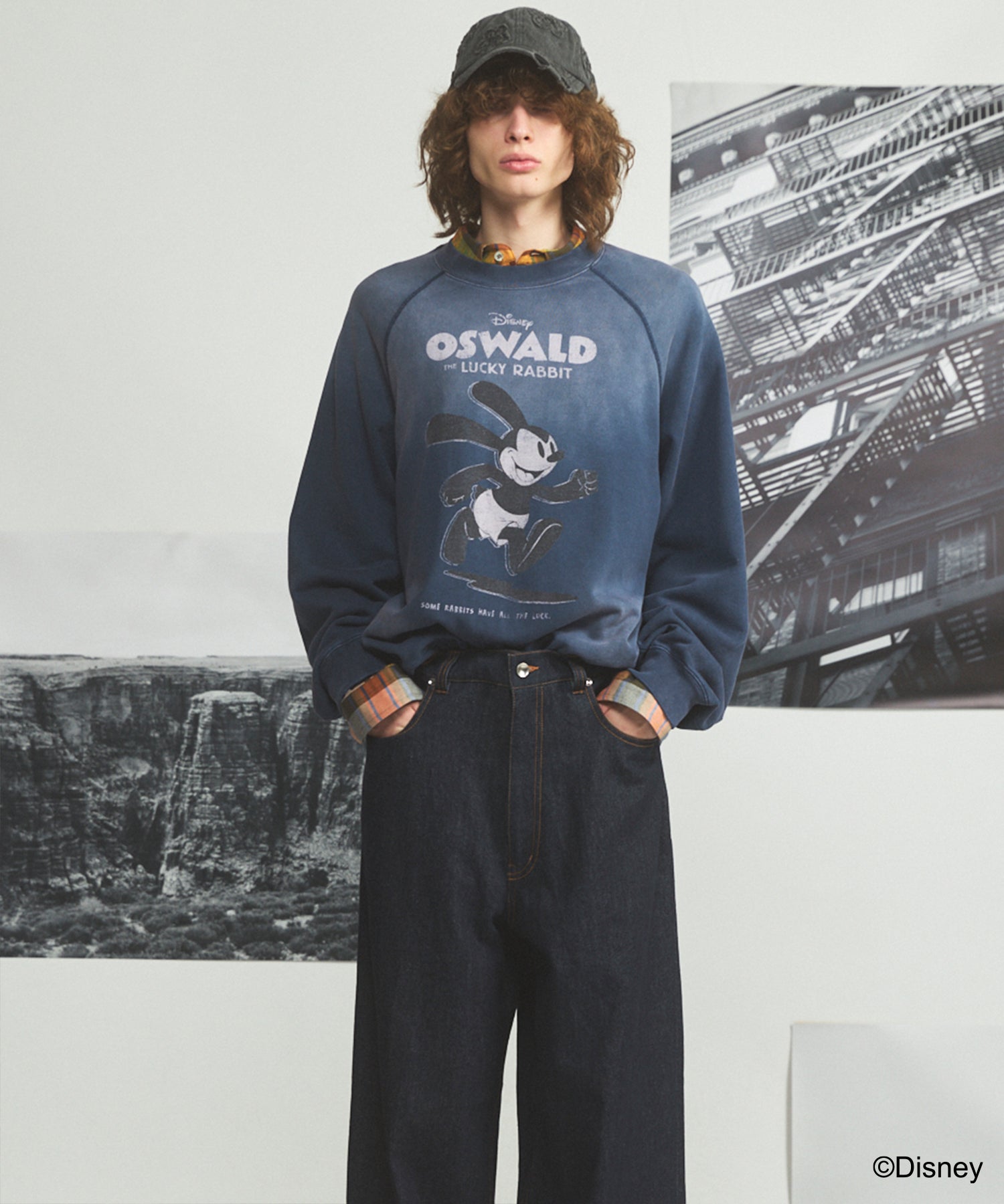 [26AW PRE-ORDER] "PEANUTS" - FIRST - Prime over crew neck sweatshirt