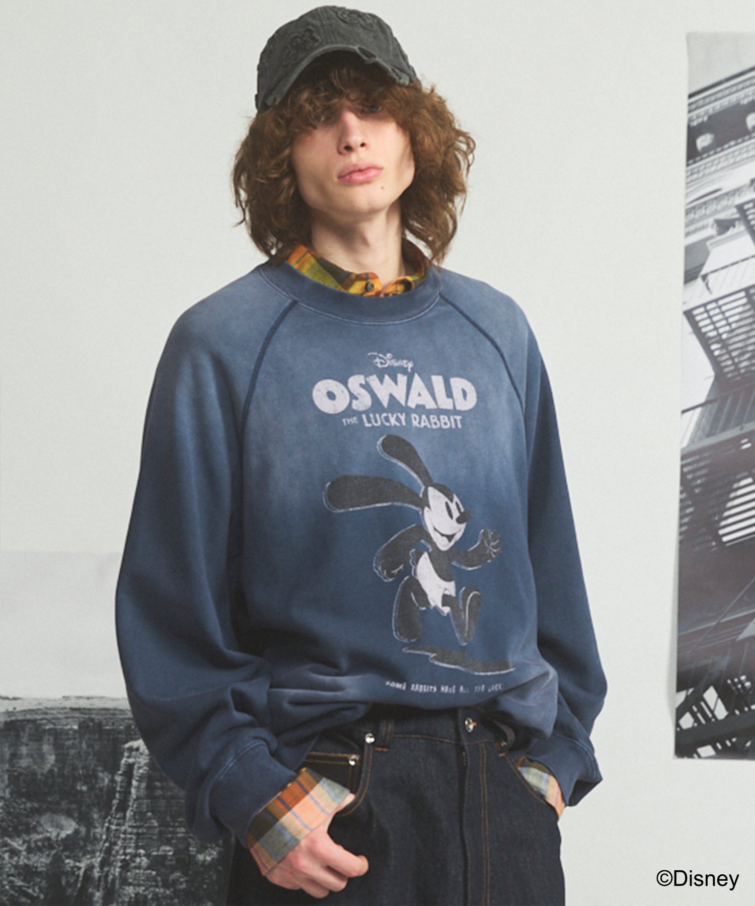 [26AW PRE-ORDER] "PEANUTS" - FIRST - Prime over crew neck sweatshirt
