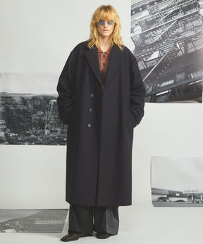[26AW PRE-ORDER] [Italian dead stock fabric] Prime over regular collar shirt coat
