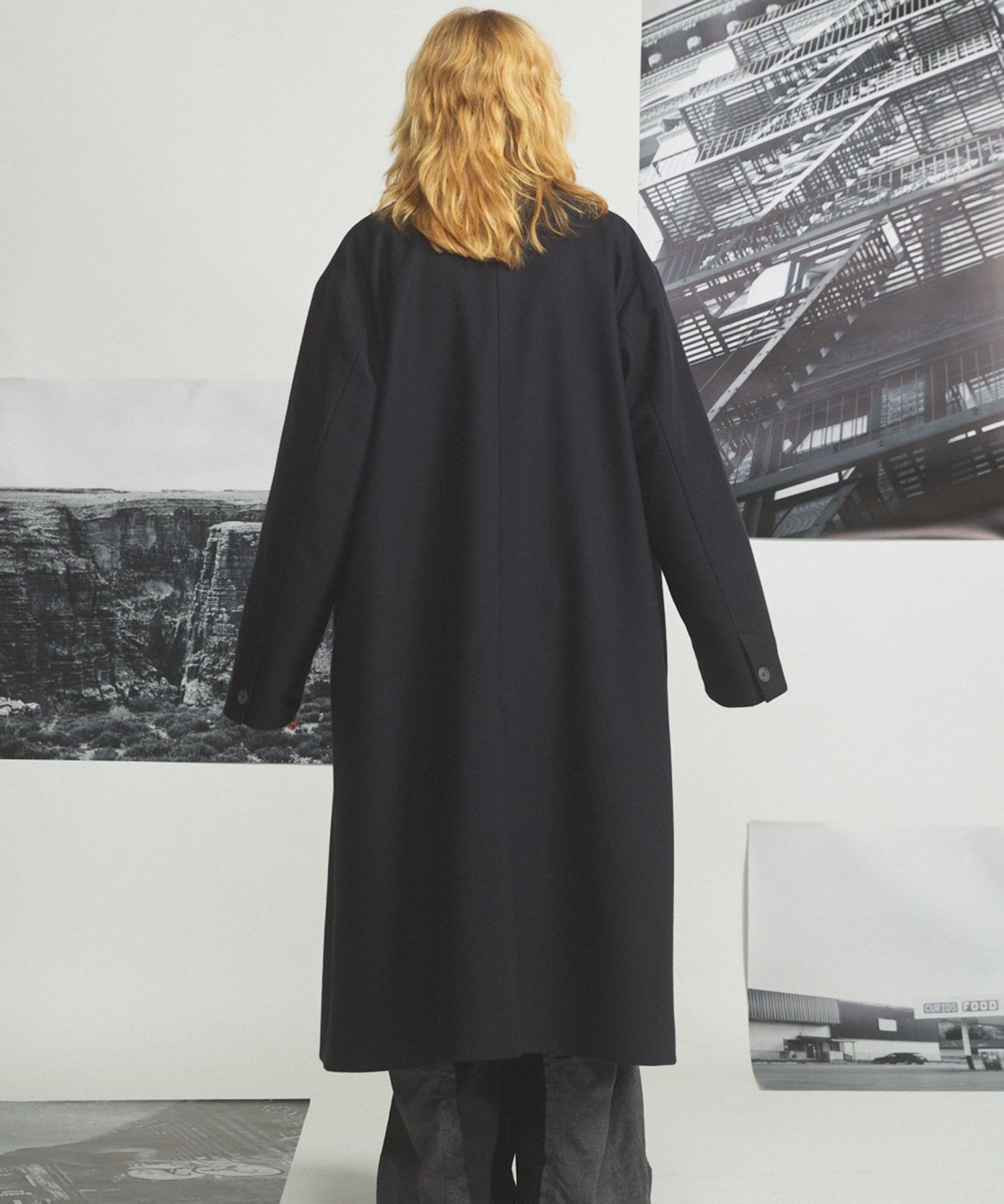 [26AW PRE-ORDER] [Italian dead stock fabric] Prime over regular collar shirt coat