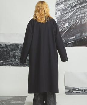 [26AW PRE-ORDER] [Italian dead stock fabric] Prime over regular collar shirt coat