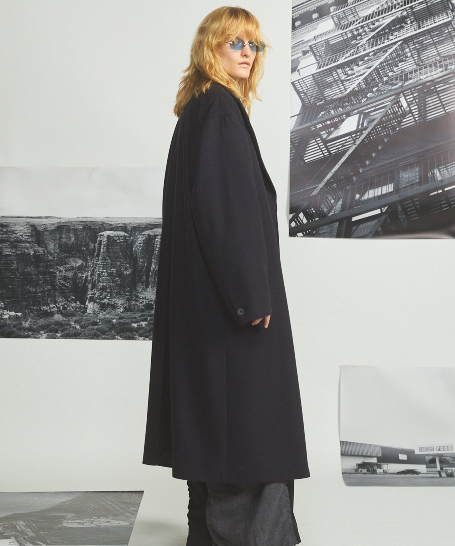 [26AW PRE-ORDER] [Italian dead stock fabric] Prime over regular collar shirt coat