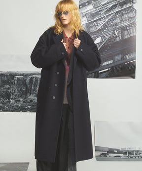 [26AW PRE-ORDER] [Italian dead stock fabric] Prime over regular collar shirt coat