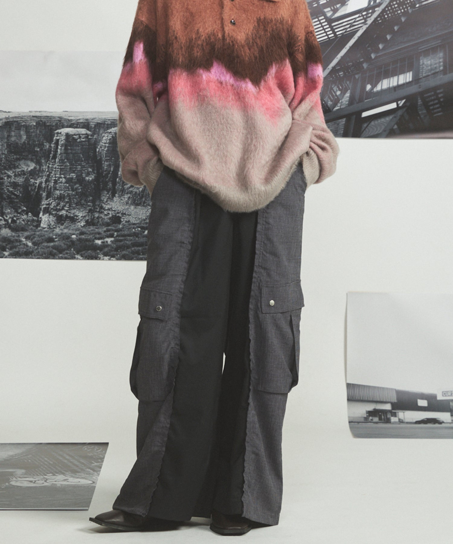 ut-off Docking Prime-Wide Cargo Pants