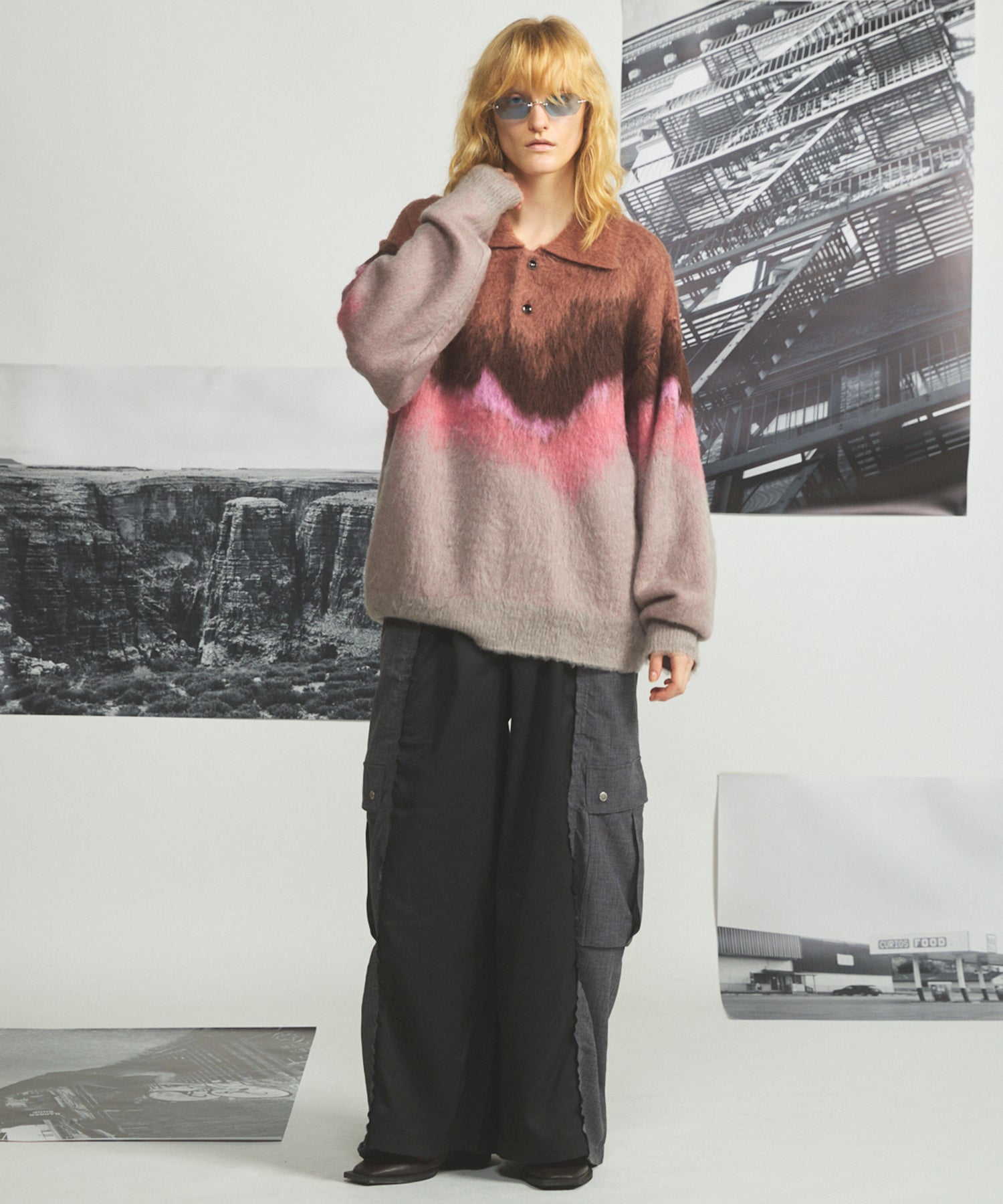 ut-off Docking Prime-Wide Cargo Pants