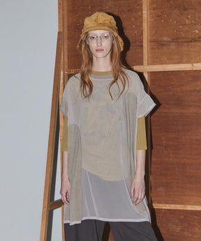【OPEN YY】SHEER CONVERTIBLE DRESS