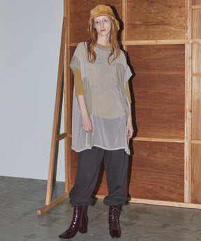 【OPEN YY】SHEER CONVERTIBLE DRESS