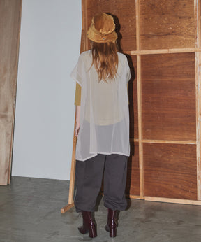 【OPEN YY】SHEER CONVERTIBLE DRESS