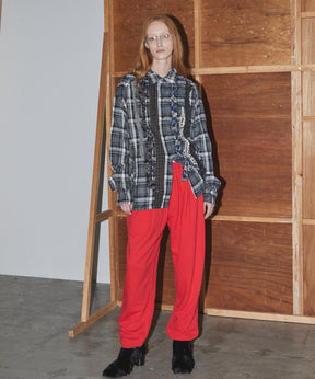 【OPEN YY】TUCKED JOGGER PANTS