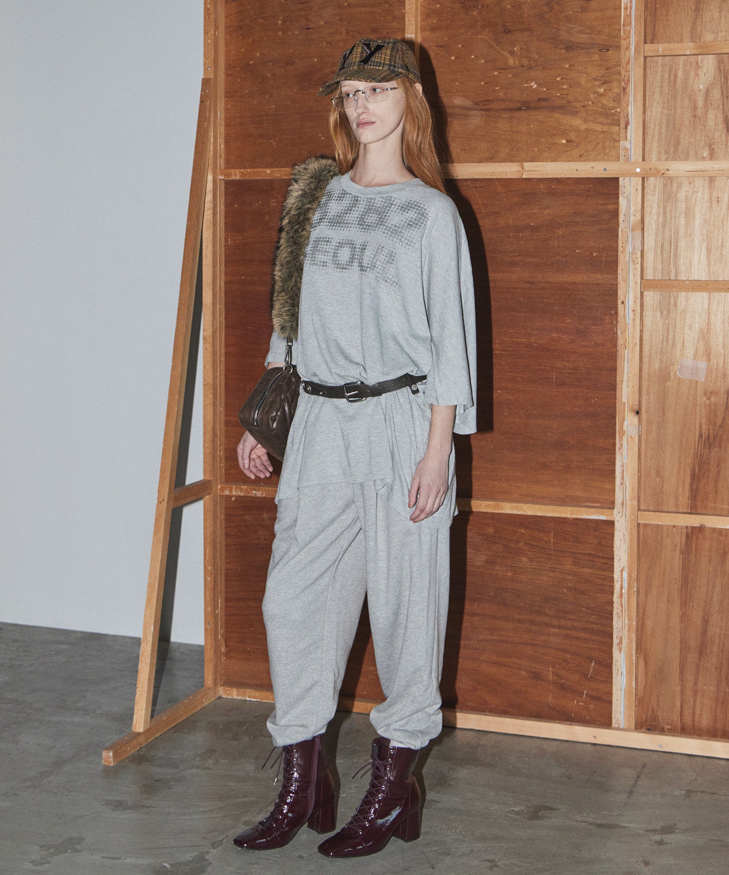 【OPEN YY】TUCKED JOGGER PANTS