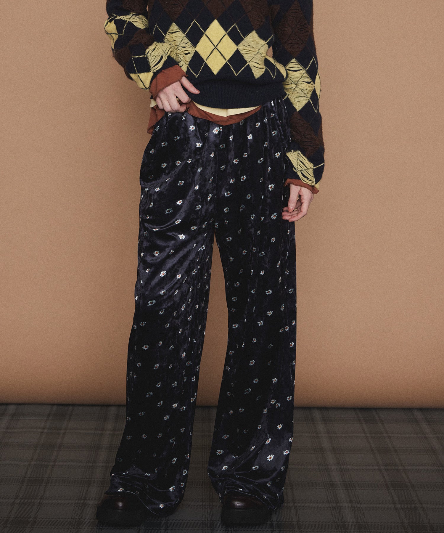 【26WINTER PRE-ORDER】Velour Easy Pants