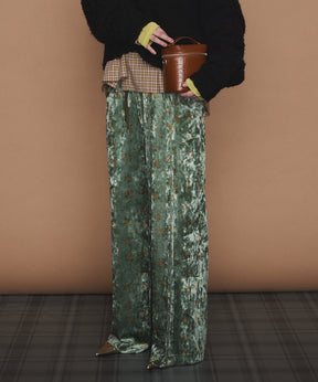 【26WINTER PRE-ORDER】Velour Easy Pants